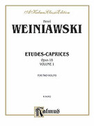 Cover icon of Etudes-Caprices, Op. 18 (COMPLETE) sheet music for two violins by Henry Wieniawski and Henry Wieniawski, classical score, intermediate duet