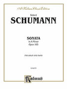 Cover icon of Sonata in A Minor, Op. 105 (COMPLETE) sheet music for violin and piano by Robert Schumann, classical score, intermediate skill level