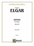 Cover icon of Sonata in G Major (COMPLETE) sheet music for organ solo by Edward Elgar, classical score, easy/intermediate skill level