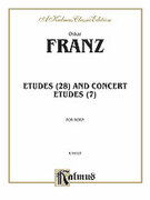 Cover icon of Etudes and Concert Etudes (COMPLETE) sheet music for horn by Oskar Franz, classical score, intermediate skill level