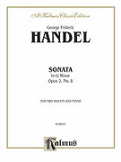 Cover icon of Sonata in G Minor, Op. 2, No. 8 (COMPLETE) sheet music for two violins and piano by George Frideric Handel, classical score, intermediate skill level