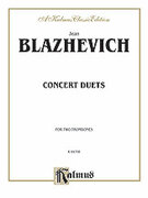 Cover icon of Concert Duets (COMPLETE) sheet music for two trombones by Vladislav Blazhevich, classical score, intermediate duet