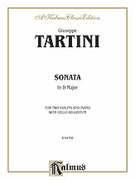 Cover icon of Sonata in D Major (COMPLETE) sheet music for two violins, cello and piano by Giuseppe Tartini, classical score, intermediate skill level