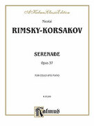 Cover icon of Serenade, Op. 37 (COMPLETE) sheet music for cello and piano by Nikolai Rimsky-Korsakov and Nikolai Rimsky-Korsakov, classical score, intermediate skill level