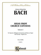 Cover icon of Soprano Arias from Church Cantatas, Volume I (COMPLETE) sheet music for voice and piano by Johann Sebastian Bach, classical score, intermediate skill level