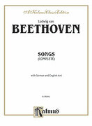 Cover icon of Songs (COMPLETE) sheet music for voice and piano by Ludwig van Beethoven, classical score, intermediate skill level