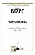 Cover icon of Twenty Melodies-- Mezzo-Soprano or Baritone (COMPLETE) sheet music for voice and piano by Georges Bizet, classical score, intermediate skill level