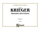 Cover icon of Preludes and Fugues (COMPLETE) sheet music for organ solo by Johann Krieger, classical score, easy/intermediate skill level