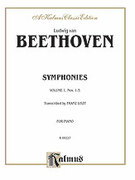 Cover icon of Symphonies, Nos. 1-5) (Arr. Franz Liszt (COMPLETE) sheet music for piano solo by Ludwig van Beethoven, classical score, intermediate skill level
