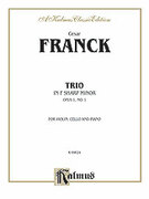 Cover icon of Trio in F sharp Minor, Op. 1, No. 1 (COMPLETE) sheet music for piano trio by Csar Franck, classical score, intermediate skill level