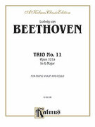 Cover icon of Trio No. 11, Op. 121a, in G Major (COMPLETE) sheet music for piano trio by Ludwig van Beethoven, classical score, intermediate skill level