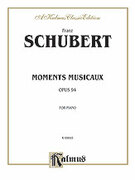 Cover icon of Moments Musicaux, Op. 94 (COMPLETE) sheet music for piano solo by Franz Schubert, classical score, intermediate skill level