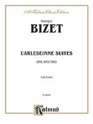 Cover icon of L'Arlesienne Suites Nos. 1 and 2 (COMPLETE) sheet music for piano solo by Georges Bizet, classical score, intermediate skill level