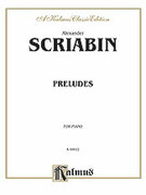 Cover icon of Preludes (COMPLETE) sheet music for piano solo by Alexander Scriabin, classical score, intermediate skill level