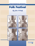 Cover icon of Folk Festival sheet music for string orchestra (full score) by John O'Reilly, beginner skill level