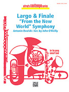 Cover icon of Largo and Finale from the New World Symphony (COMPLETE) sheet music for concert band by Anonymous, classical score, easy skill level