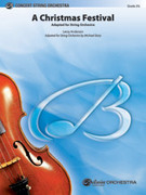 Cover icon of A Christmas Festival sheet music for string orchestra (full score) by Leroy Anderson, intermediate skill level