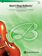 Cover icon of Don't Stop Believin' sheet music for string orchestra (full score) by Jonathan Cain, Steve Perry and Journey, easy/intermediate skill level