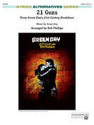 Cover icon of 21 Guns (COMPLETE) sheet music for string orchestra by Green Day and Bob Phillips, easy skill level