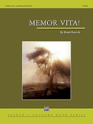 Cover icon of Memor Vita! sheet music for concert band (full score) by Brant Karrick, intermediate skill level