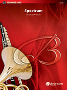 Cover icon of Spectrum sheet music for concert band (full score) by Michael Story, beginner skill level