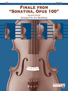 Cover icon of Finale from Sonatina, Op. 100 sheet music for string orchestra (full score) by Antonin Dvorak and Antonin Dvorak, classical score, intermediate skill level