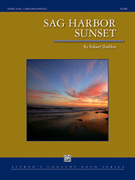 Cover icon of Sag Harbor Sunset sheet music for concert band (full score) by Robert Sheldon, intermediate skill level