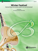 Cover icon of Winter Festival (COMPLETE) sheet music for concert band by Anonymous and Victor Lopez, easy skill level