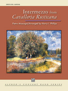 Cover icon of Intermezzo from Cavalleria Rusticana (COMPLETE) sheet music for concert band by Pietro Mascagni and Harry I. Phillips, classical score, intermediate skill level