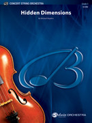 Cover icon of Hidden Dimensions (COMPLETE) sheet music for string orchestra by Michael Hopkins, intermediate skill level