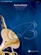 Cover icon of Australiana sheet music for concert band (full score) by Roland Barrett, intermediate skill level