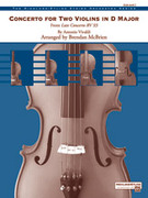 Cover icon of Concerto for Two Violins in D Major sheet music for string orchestra (full score) by Antonio Vivaldi and Brendan McBrien, intermediate skill level