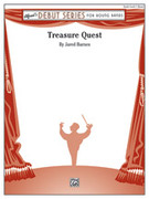 Cover icon of Treasure Quest sheet music for concert band (full score) by Jared Barnes, intermediate skill level