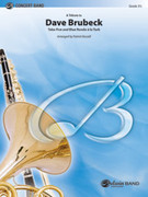 Cover icon of A Tribute to Dave Brubeck (COMPLETE) sheet music for concert band by Dave Brubeck and Patrick Roszell, intermediate skill level