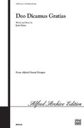 Cover icon of Deo Dicamus Gratias sheet music for choir (3-Part) by Jerry Estes, intermediate skill level