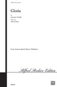 Cover icon of Gloria sheet music for choir (SATB: soprano, alto, tenor, bass) by Antonio Vivaldi, intermediate skill level