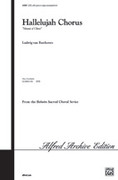 Cover icon of Hallelujah Chorus (Mount of Olives) sheet music for choir (SATB: soprano, alto, tenor, bass) by Ludwig van Beethoven, intermediate skill level