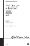 Cover icon of Put a Little Love in Your Heart sheet music for choir (SAB: soprano, alto, bass) by Anonymous, intermediate skill level