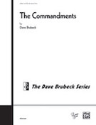 Cover icon of The Commandments sheet music for choir (SSAATTBB: soprano, alto, tenor, bass) by Dave Brubeck, intermediate skill level