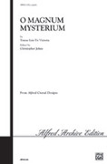 Cover icon of O Magnum Mysterium sheet music for choir (SATB, a cappella) by Toms Luis de Victoria, intermediate skill level