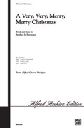 Cover icon of A Very, Very, Merry, Merry Christmas sheet music for choir (SATB: soprano, alto, tenor, bass) by Steve Lawrence and Steve Lawrence, intermediate skill level