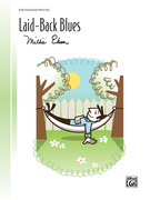 Cover icon of Laid-Back Blues sheet music for piano solo by Millie Eben, intermediate skill level