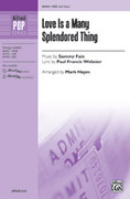 Cover icon of Love Is a Many Splendored Thing sheet music for choir (SSA: soprano, alto) by Sammy Fain, Paul Francis Webster and Mark Hayes, intermediate skill level