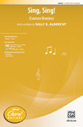 Cover icon of Sing, Sing! sheet music for choir (2-Part) by Sally K. Albrecht, intermediate skill level