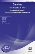 Cover icon of Sanctus sheet music for choir (SSA: soprano, alto) by Franz Schubert and Patrick Liebergen, intermediate skill level