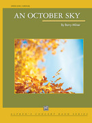Cover icon of An October Sky sheet music for concert band (full score) by Barry Milner, intermediate skill level