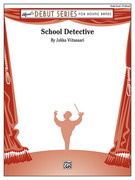 Cover icon of School Detective sheet music for concert band (full score) by Jukka Viitasaari, intermediate skill level