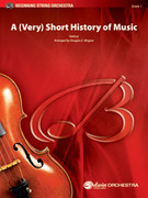 Cover icon of A Short History of Music sheet music for string orchestra (full score) by Anonymous and Douglas E. Wagner, classical score, intermediate skill level