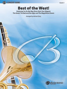Cover icon of Best of the West! (COMPLETE) sheet music for concert band by Anonymous, intermediate skill level