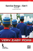 Cover icon of Service Songs - Set 1 (COMPLETE) sheet music for marching band by Anonymous, intermediate skill level